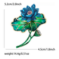 Brovia - Lotus Flower Rhinestone Alloy Brooch