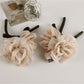 Gifty - Ruffled Rose Flower Ponytail Scrunchie