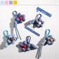 Keypus - Playful Denim Flower Keychain