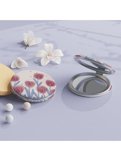 Mirroray - Tulip Patterned Round Mirror
