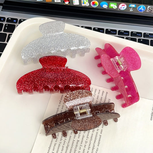 Beau - Glitter Geometric Classic Claw Clip