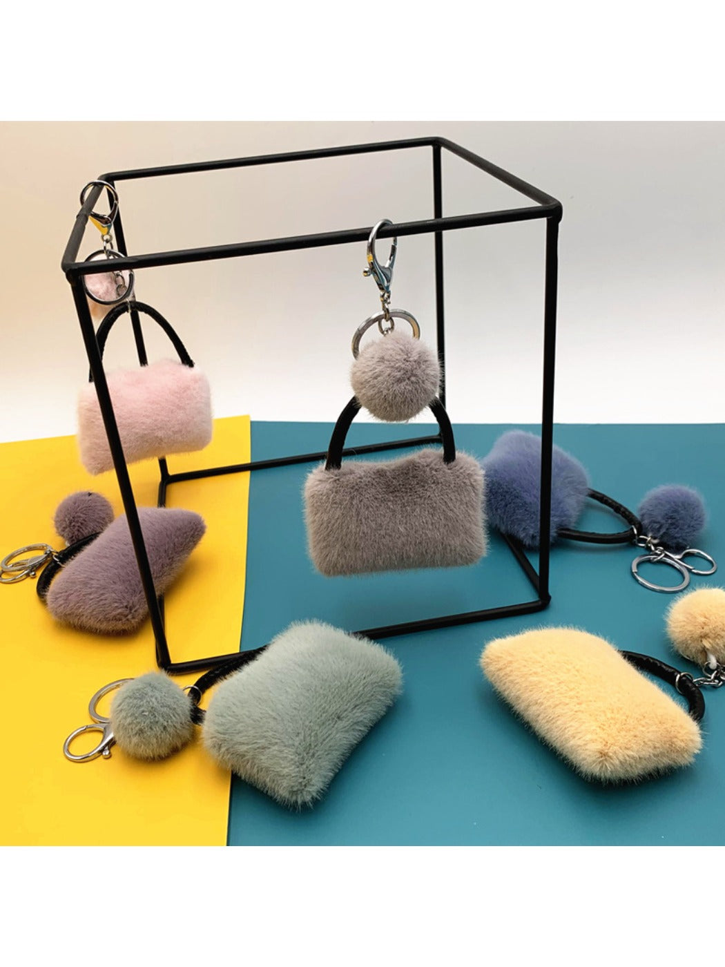 Keypus - Cute Minimalist Solid Color Keychain