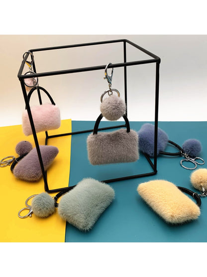 Keypus - Cute Minimalist Solid Color Keychain