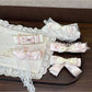 Beau - Sweet Bow Lace Trim Plastic Banana Clip