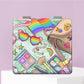 Mirroray - Party Theme Cartoon Print Compact Mirror
