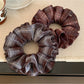 Gifty - Vintage Plaid Ruffle Scrunchie