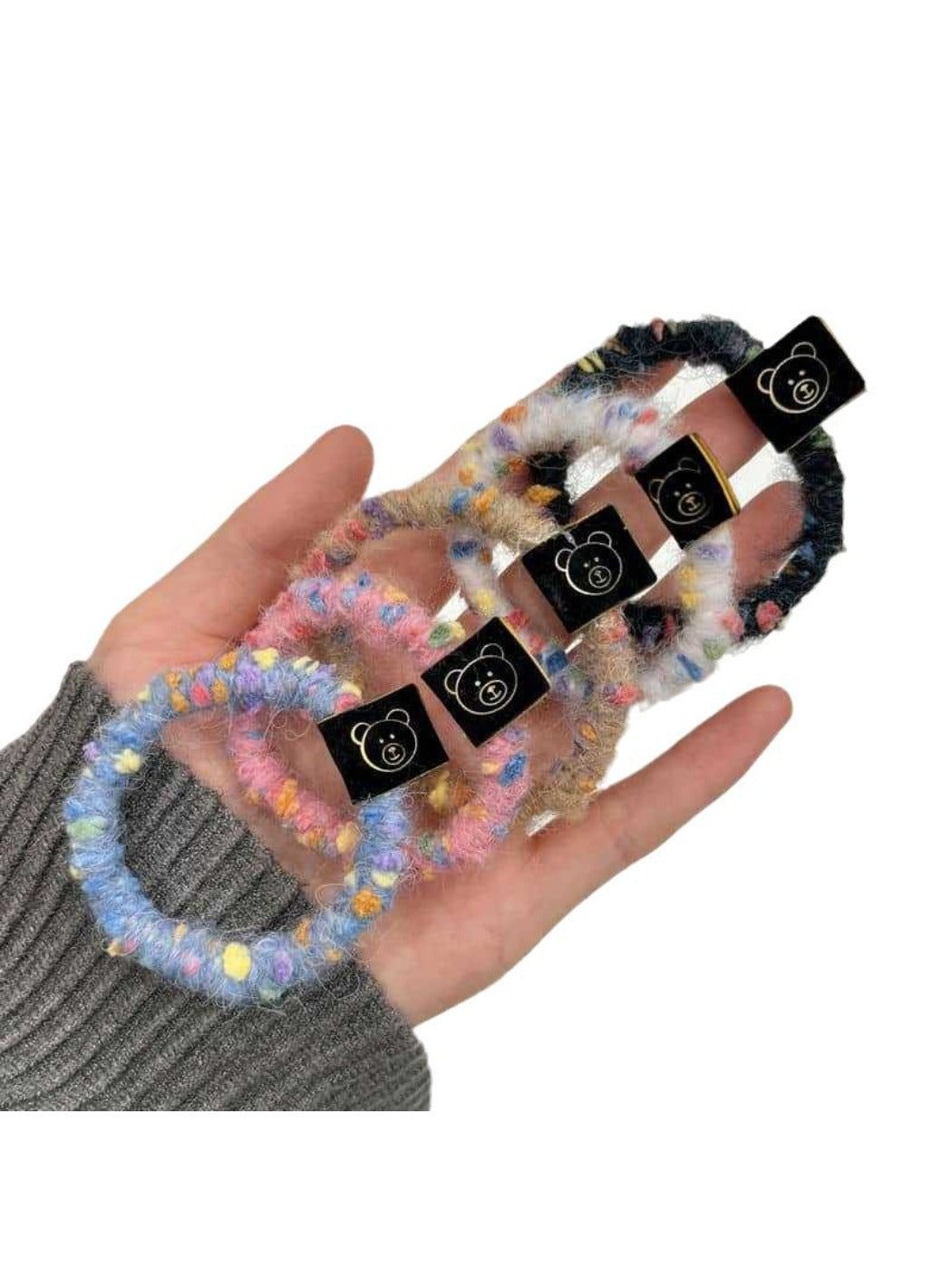 Gifty - Cute bear colorful hair tie