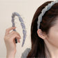 Gifty - Polka Dot Mesh Wrapped Geometric Headband