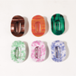 Beau - Textured Oval Hair Holder Claw Clip