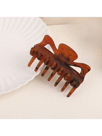 Beau - Retro Minimalist Brown Hair Clip