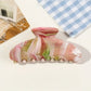 Beau - Marble Pattern Hair Claw Clip
