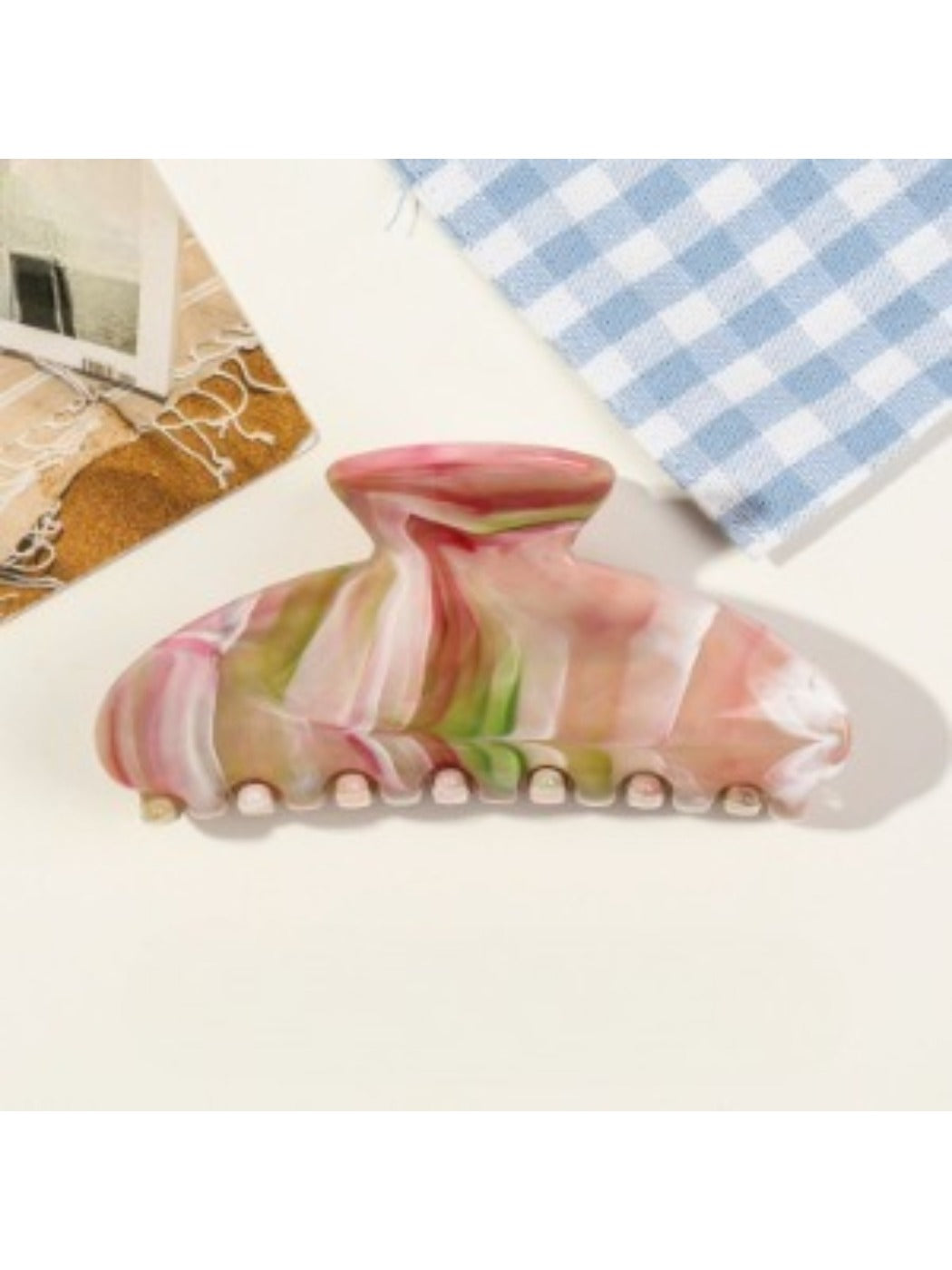 Beau - Marble Pattern Hair Claw Clip