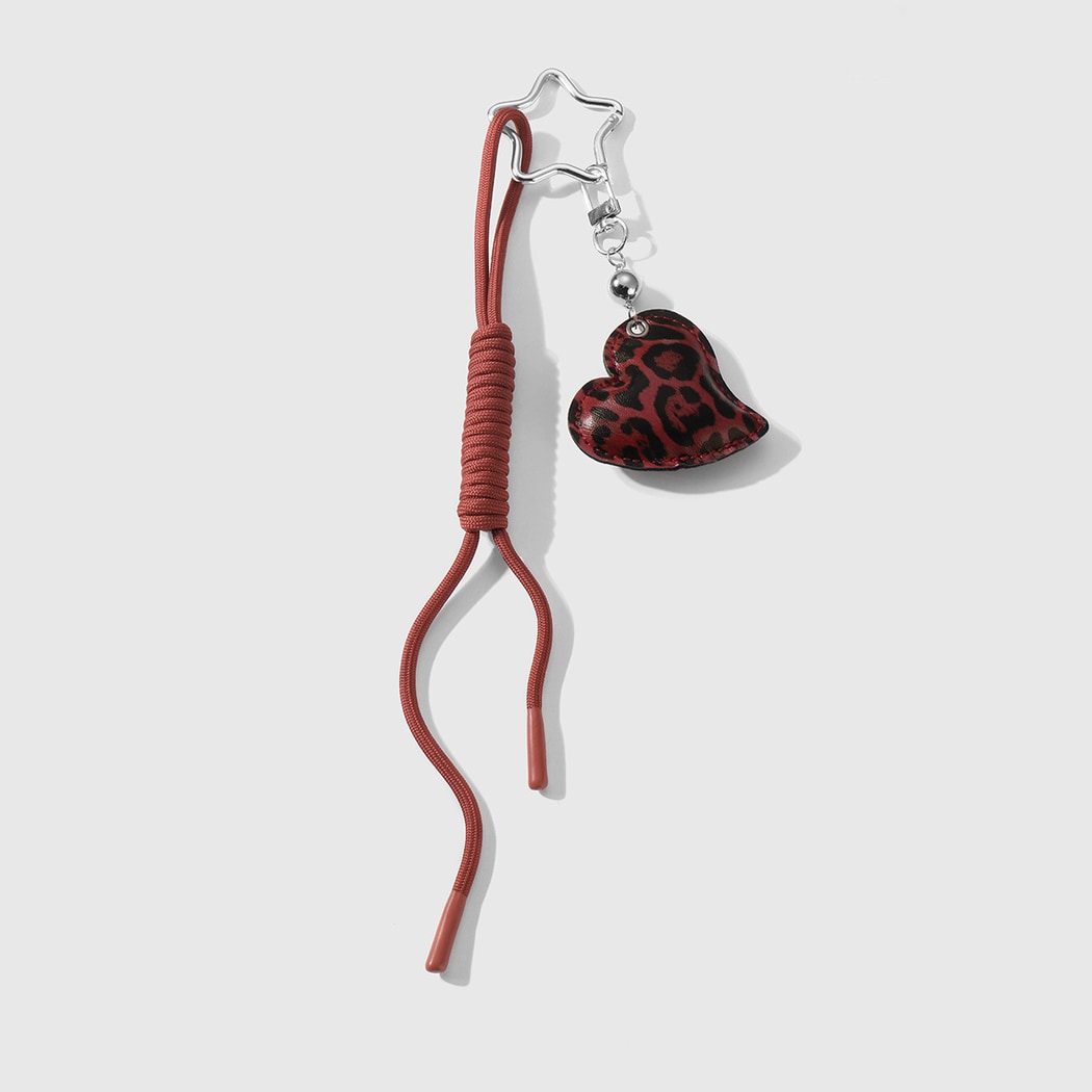 Keypus - Sweet Bow Heart and Star Keychain