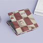 Mirroray - Adorable Smiley Face Plaid Compact Mirror