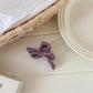 Beau - Glossy Bow Shape Plastic Claw Clip