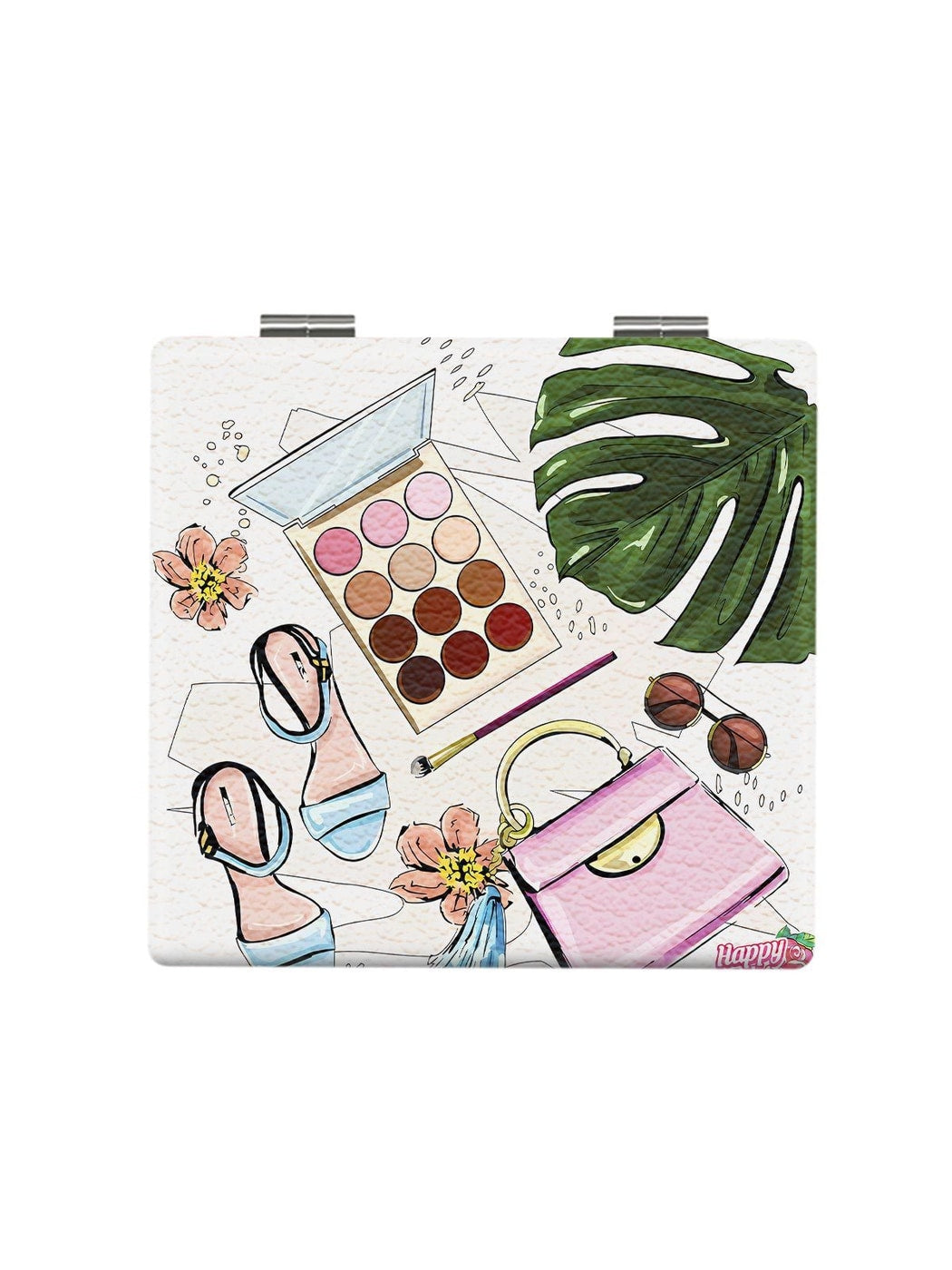 Mirroray - Cartoon Style Print Makeup Mirror