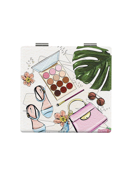 Mirroray - Cartoon Style Print Makeup Mirror