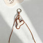 Keypus - Modern Minimalist Letter Bag Charm Keychain