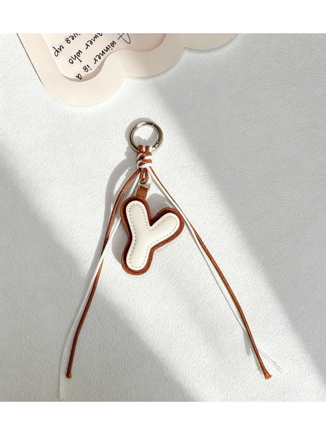 Keypus - Modern Minimalist Letter Bag Charm Keychain