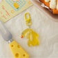 Keypus - Cute Solid Color Roast Duck Shaped Keychain
