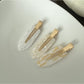 Beau - Geometric Acetate Side Bangs Styling Hair Clip