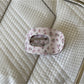 Beau - Vintage Style Printed Oval Acrylic Hair Clip