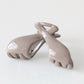 Beau - Solid Color Large Crossed Design Claw Clip