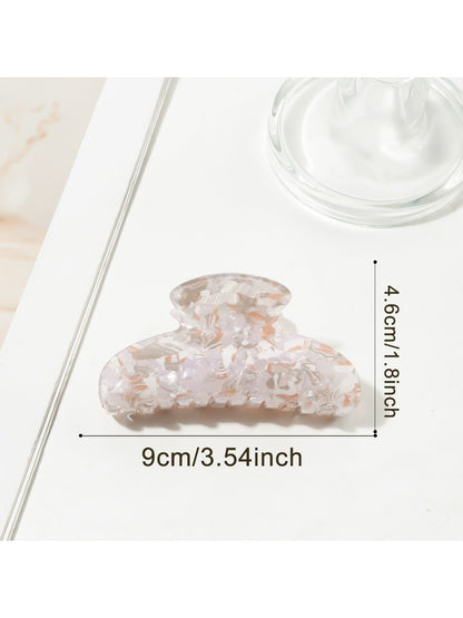 Beau - Textured Half Circle Hair Claw Clip
