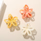 Beau - Marbled PS Alloy Flower Shape Women's Claw Clip