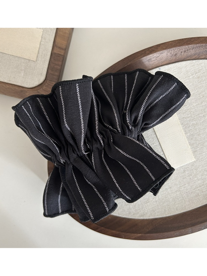 Gifty - Striped Elegant Polyester Hair Scrunchie