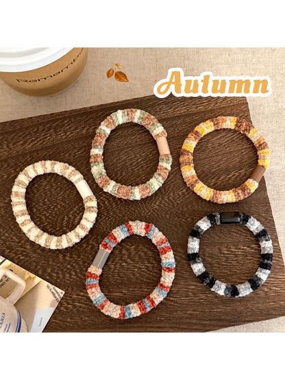 Gifty - Soft Plush Hair Tie Set