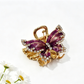Beau - Bow Shape Glossy Alloy Hair Claw Clip