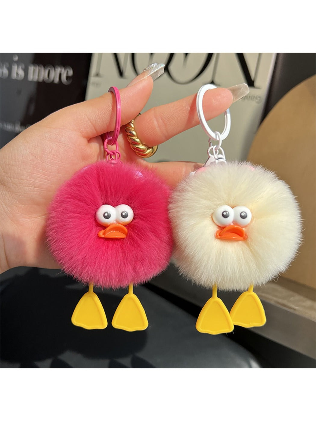 Keypus - Cute Duck Ball Keychain
