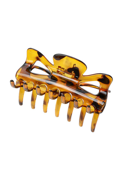 Beau - French Style Tortoiseshell Texture Claw Clip