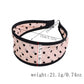 Gifty - Polka Dot Wide Fabric Trimmed Headband