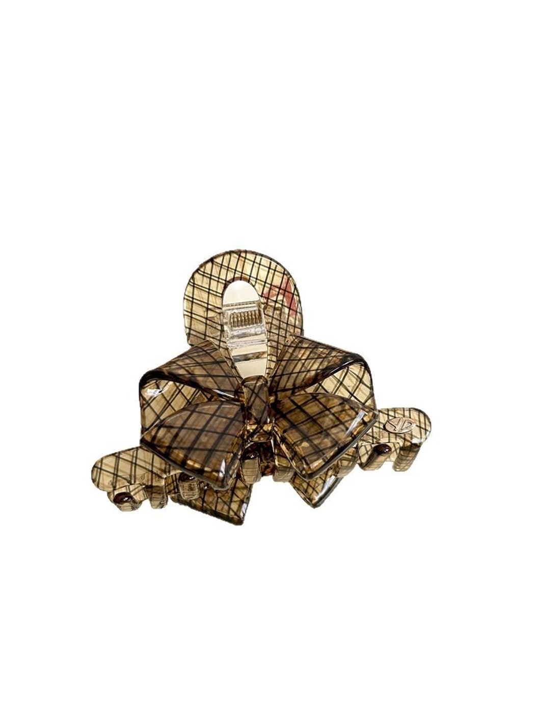 Beau - Alloy and Acetate Fiber Bow Shape Claw Clip