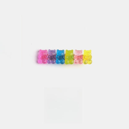 Beau - Cute Gummy Bear Glossy Hair Clip