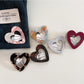 Beau - Sweet Heart Shaped Cut Out Hair Clip
