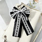 Keypus - Vintage Y2K Lace and Bead Bow Keychain