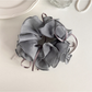 Gifty - Sweet Ruffled Bow Ribbon Ponytail Scrunchie