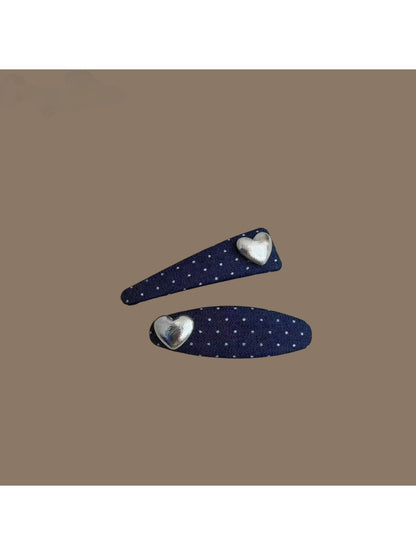 Beau - Heart Polka Dot Hair Clip