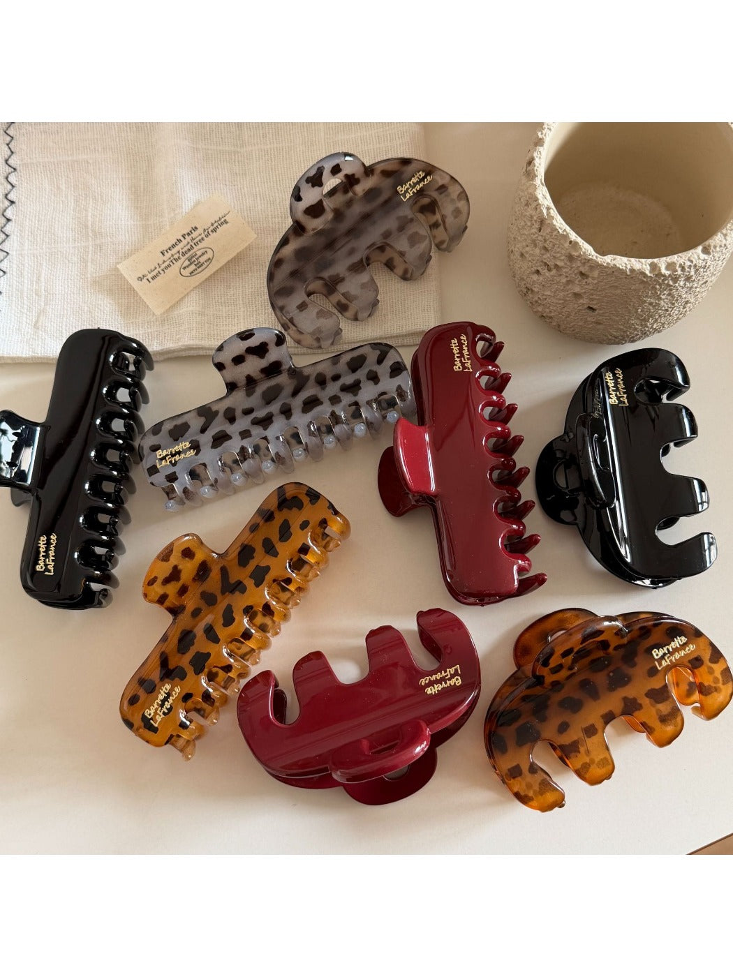 Beau - Versatile Leopard Print Hair Clip