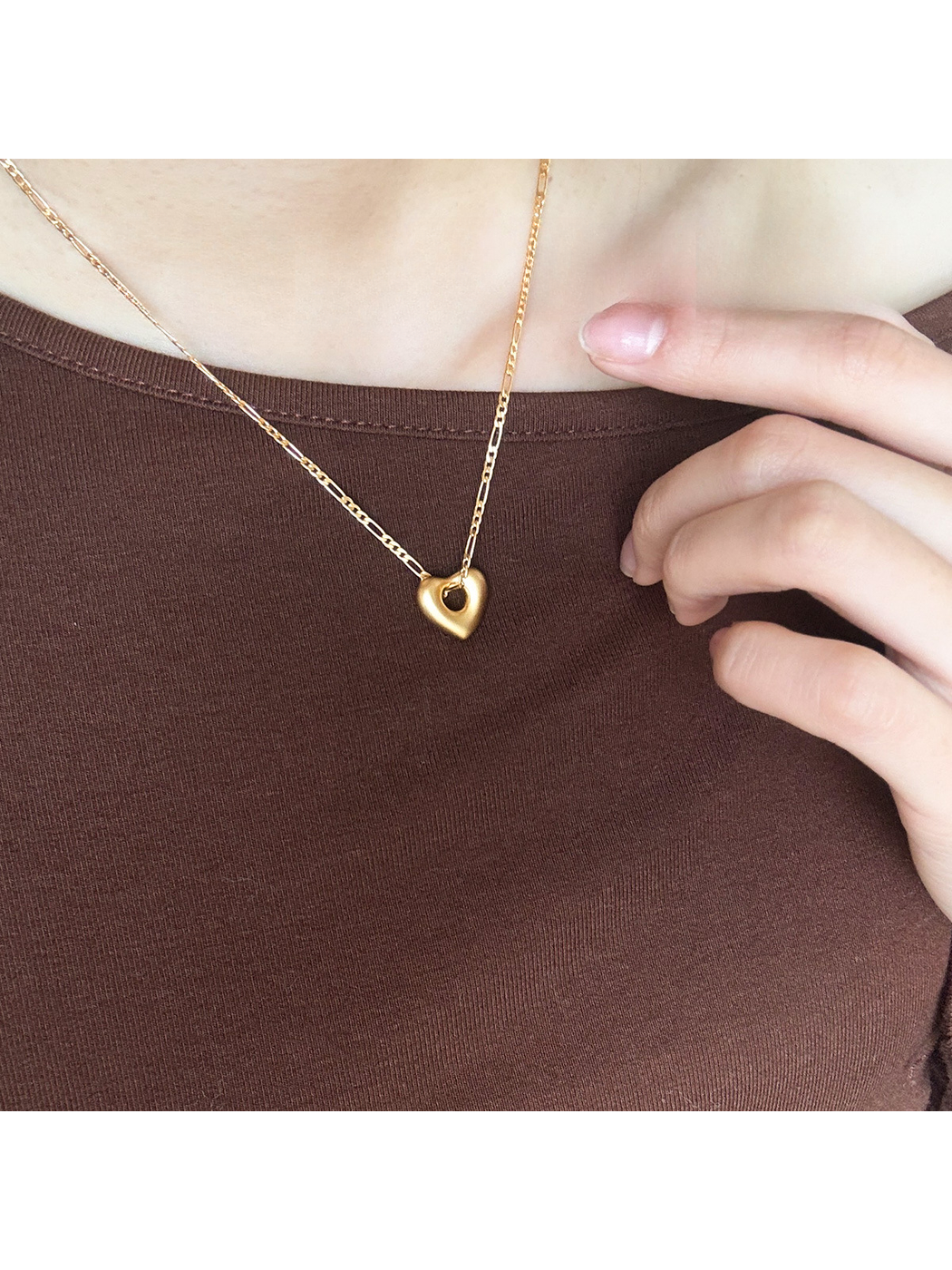 Earedge - Geometric Heart Design Fashion Earrings