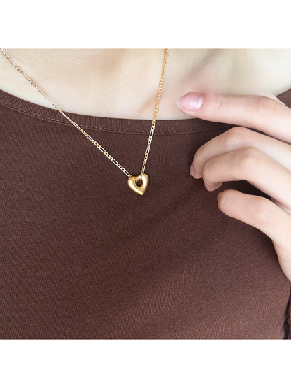 Earedge - Geometric Heart Design Fashion Earrings