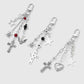 Keypus - Halloween Cross Detail Charm Keychain