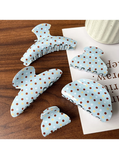 Beau - Modern Minimalist Polka Dot Claw Clip