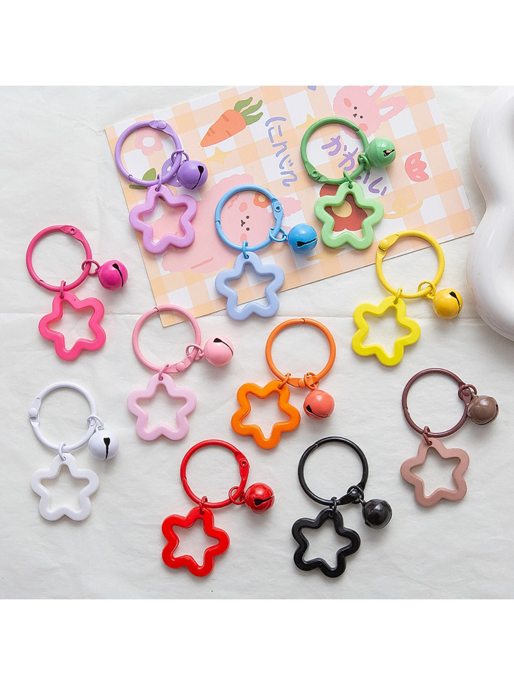 Keypus - Fresh Colorful Star-Shaped Keychain