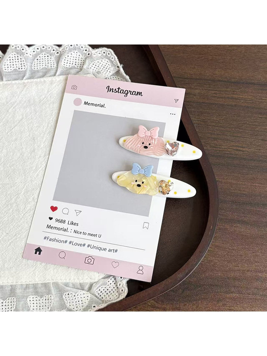 Beau - Plastic Alloy Cartoon Dog Decorative Hair Clip