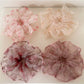Gifty - Floral Organza Polyester Flower Scrunchie