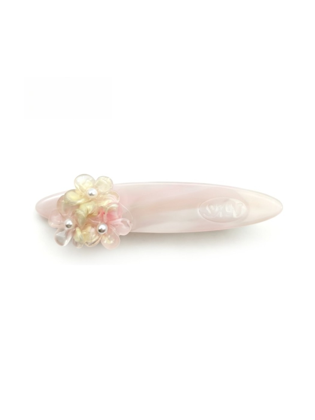 Beau - Sweet Floral Acetate Bangs Hair Clip